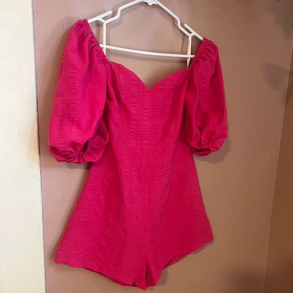 Hot Pink Romper - Picture 6 of 6